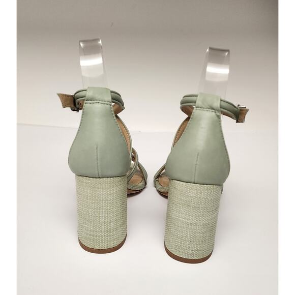 Antonio Melani Gemy Strappy Leather Sandals Mint Green Size 6M - Picture 5 of 14